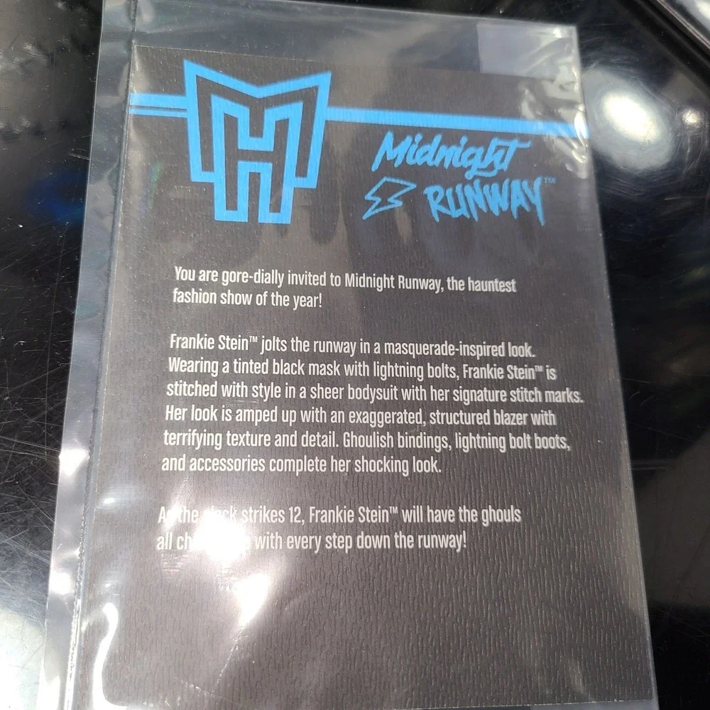 New 2022 Monster High Haunt Couture Midnight Runway Frankie Stein Doll W/Box